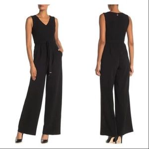 Tommy Hilfiger V-neck Tie-waist Jumpsuit